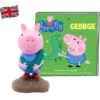 Tonies Peppa Pig - George Pig, Spielfigur (Hörspiel Mit Liedern, Englische Sprachausgabe)